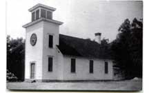 1886 photo of the Preston Church.